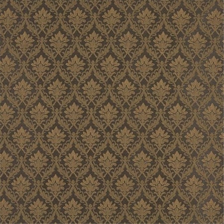 Designer Fabrics Designer Fabrics A142 54 in. Wide Brown Foliage And Bouquets Upholstery Fabric A142